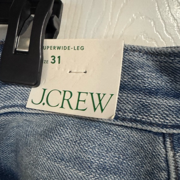 Women's Light Blue Super Wide-Leg Jeans NWT 31 - Picture 3 of 7